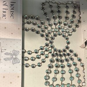 Silver and Blue Wall Art